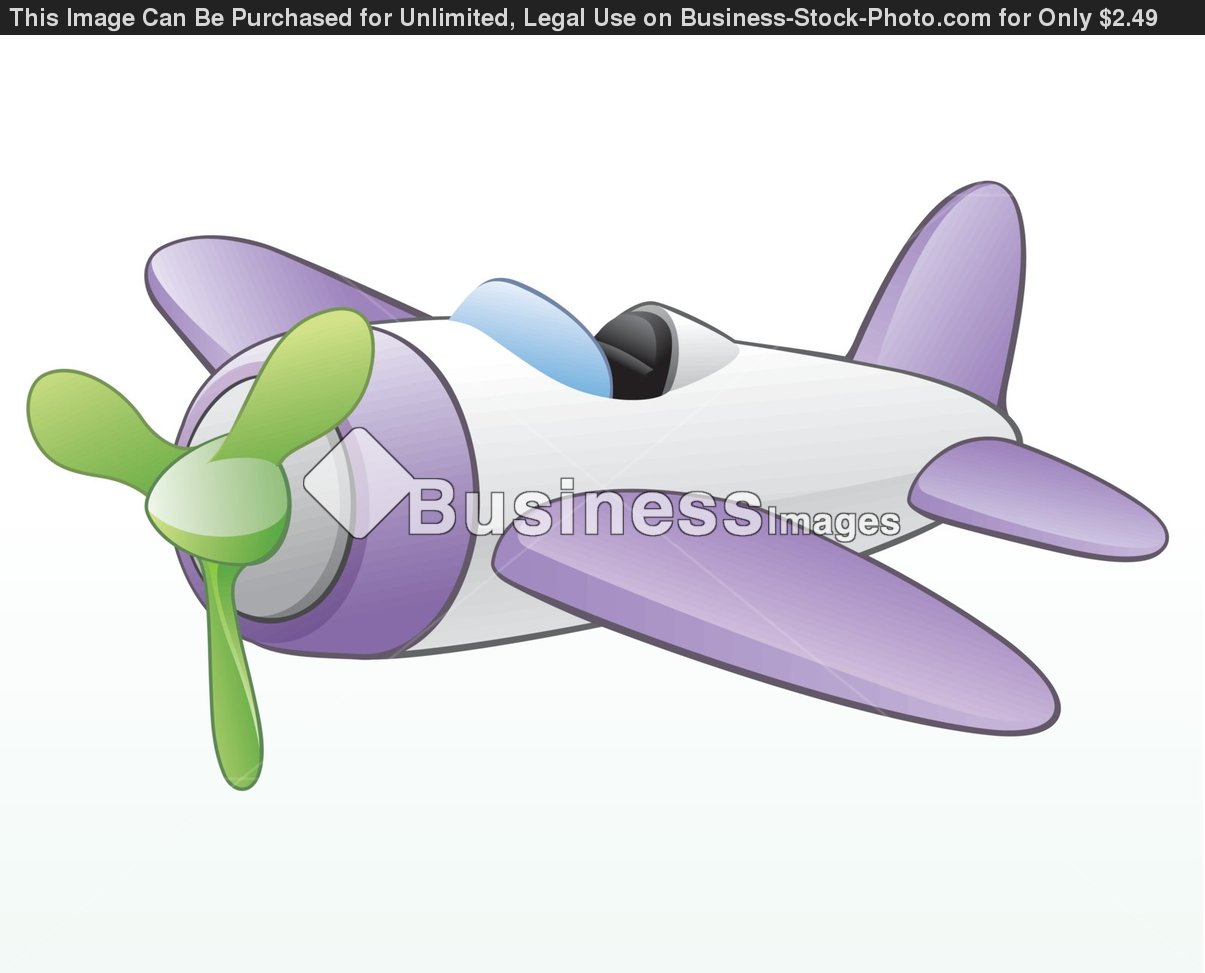 Cute Airplane Clip Art.