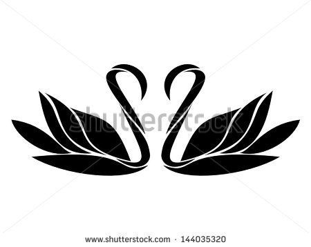 logo swan and heart.