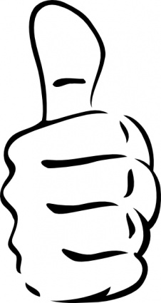 Two Thumbs Up Clipart.