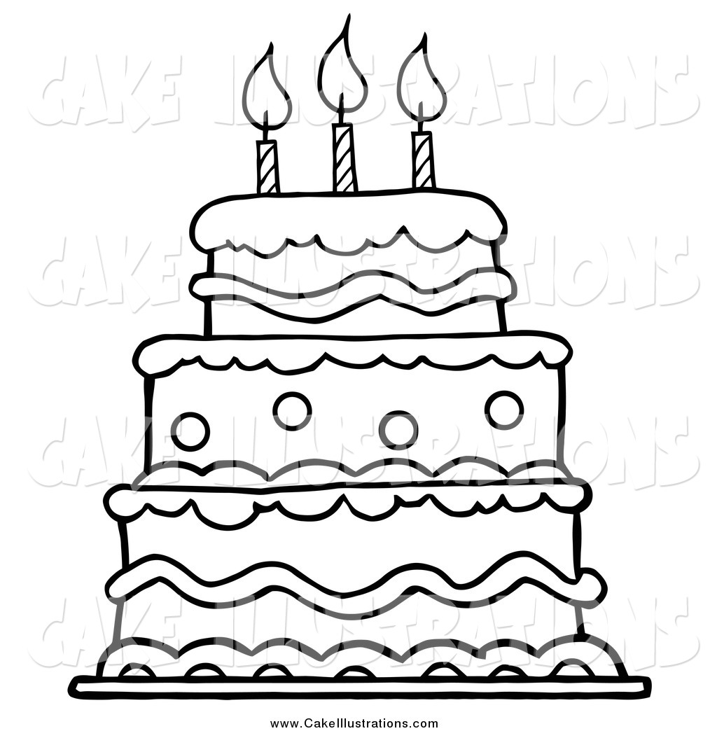 Layer Cake Clipart Black And White.