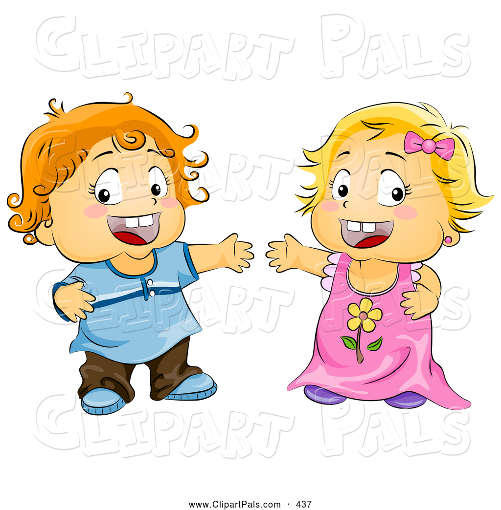 Two Year Old Kids Clipart.