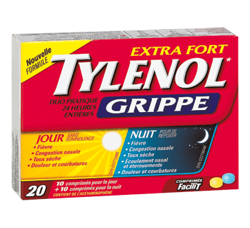 Tylenol Flu Extra Strength Daytime/Nighttime Formula, 20.