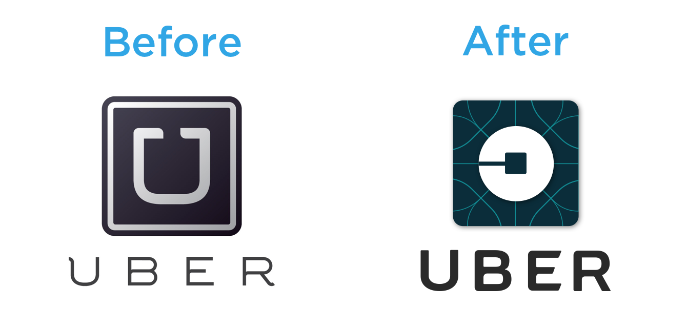 Old uber Logos.