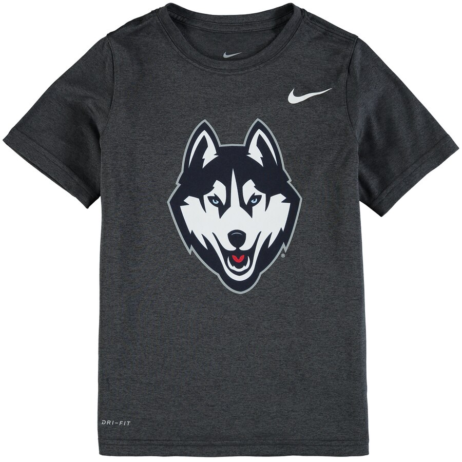 Youth Nike Anthracite UConn Huskies Logo Legend Performance T.