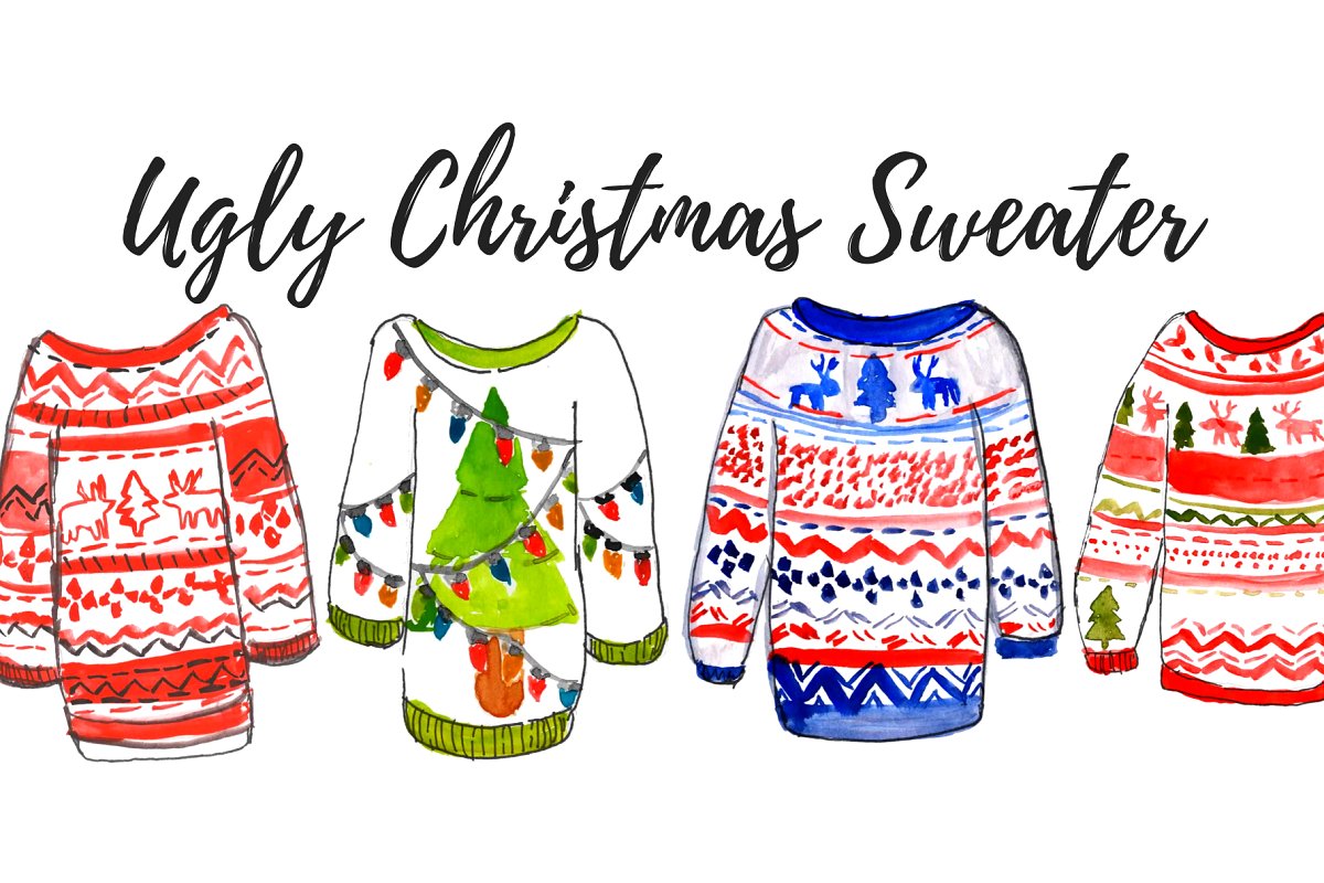 ugly christmas sweater clipart images 10 free Cliparts | Download ...