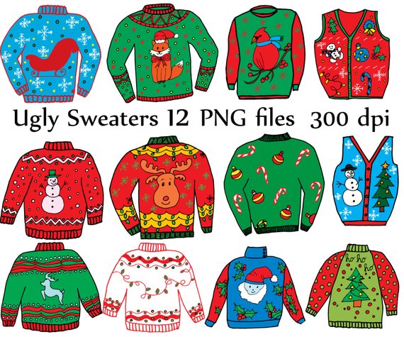 ugly holiday sweater clipart 10 free Cliparts | Download images on ...