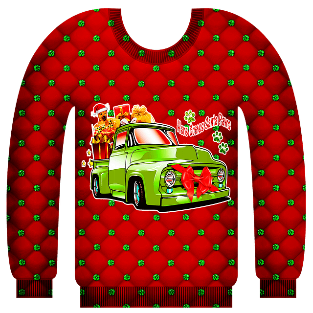 Ugly Christmas Sweater clipart. Free download..