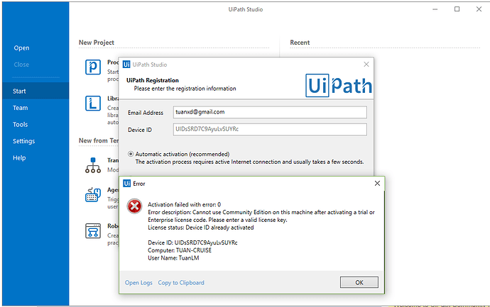 Download Free png FAQ Common license errors Setup.