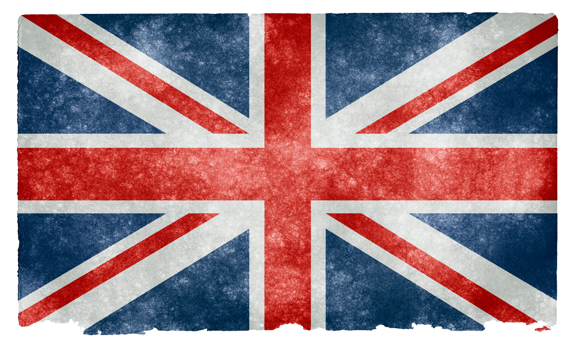 UK Grunge Flag PNG Image.