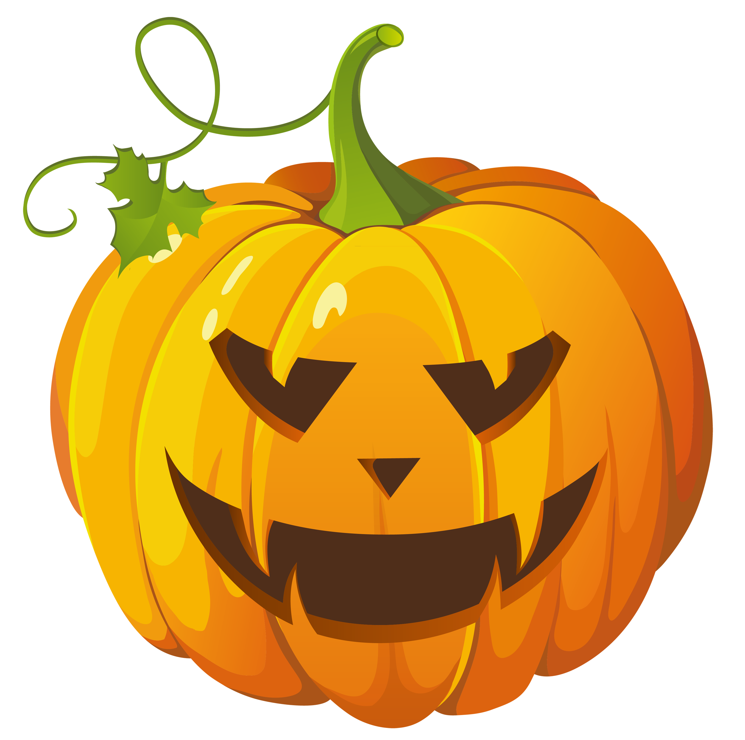 Spooky Pumpkin Clipart.