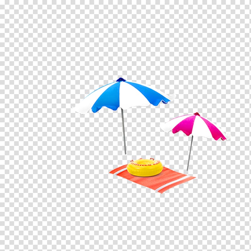Umbrella Beach Computer file, Parasol transparent background.