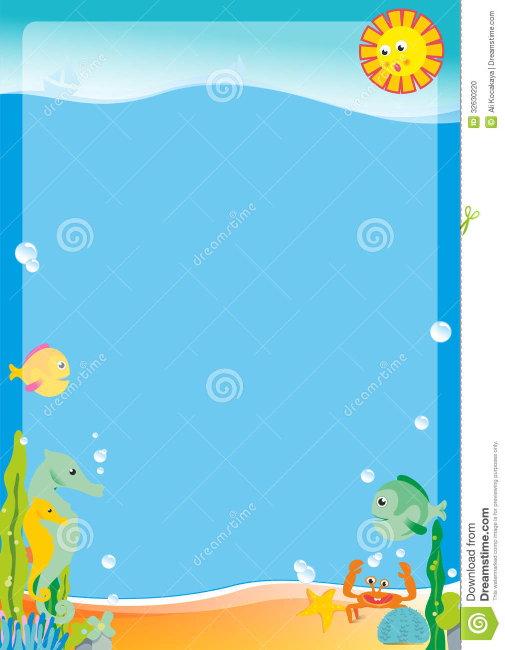 Under the sea clipart background 6 » Clipart Station.
