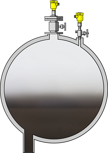 LPG and LNG spherical tank.