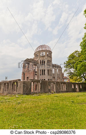 Picture of Atomic Bomb Dome in Hiroshima, Japan. UNESCO site.
