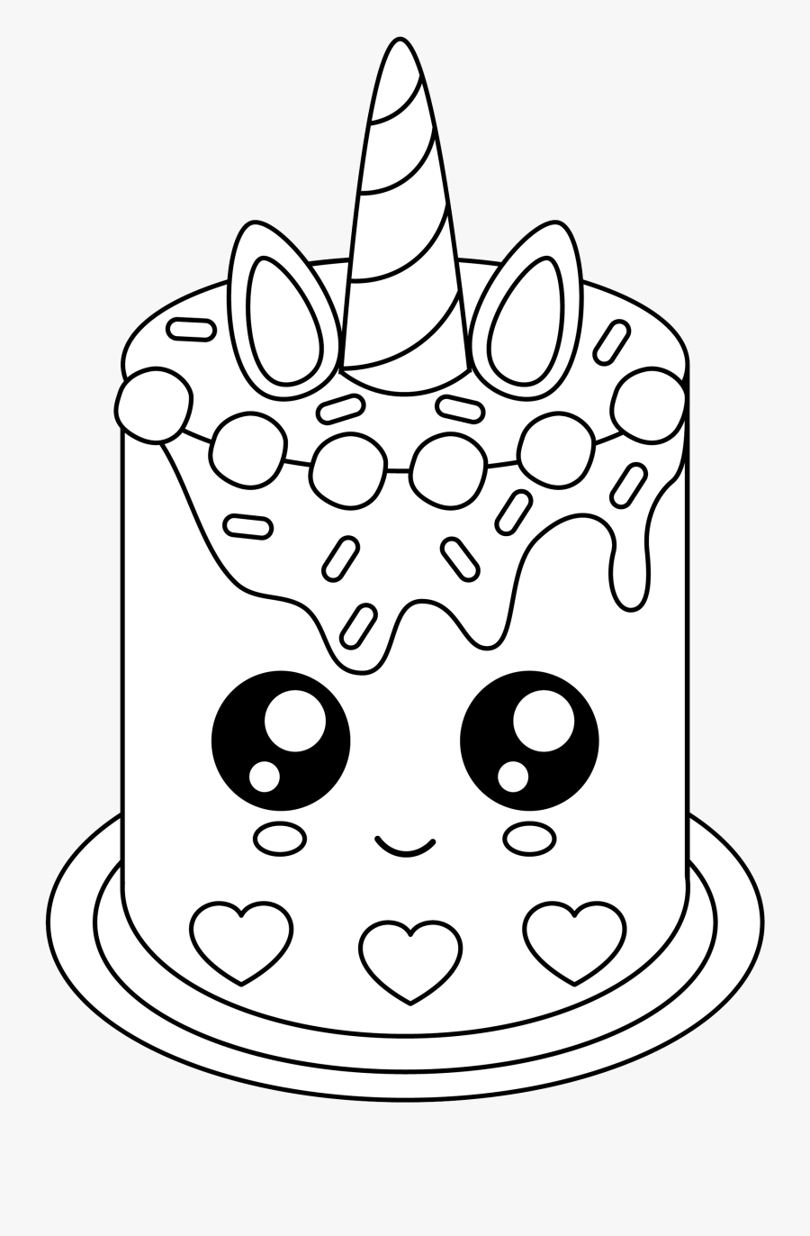 Unicorn Birthday Coloring Page Clipart 10 Free Cliparts Download 