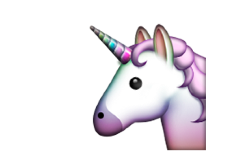 Unicorn Emoji Clipart.