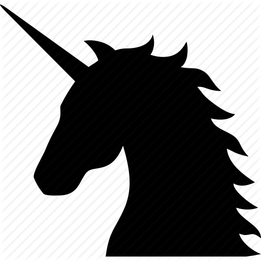 unicorn head silhouette clipart 10 free cliparts