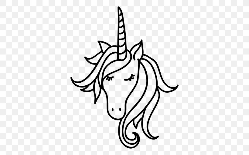 Unicorn Horn Drawing Doodle, PNG, 512x512px, Unicorn, Art.