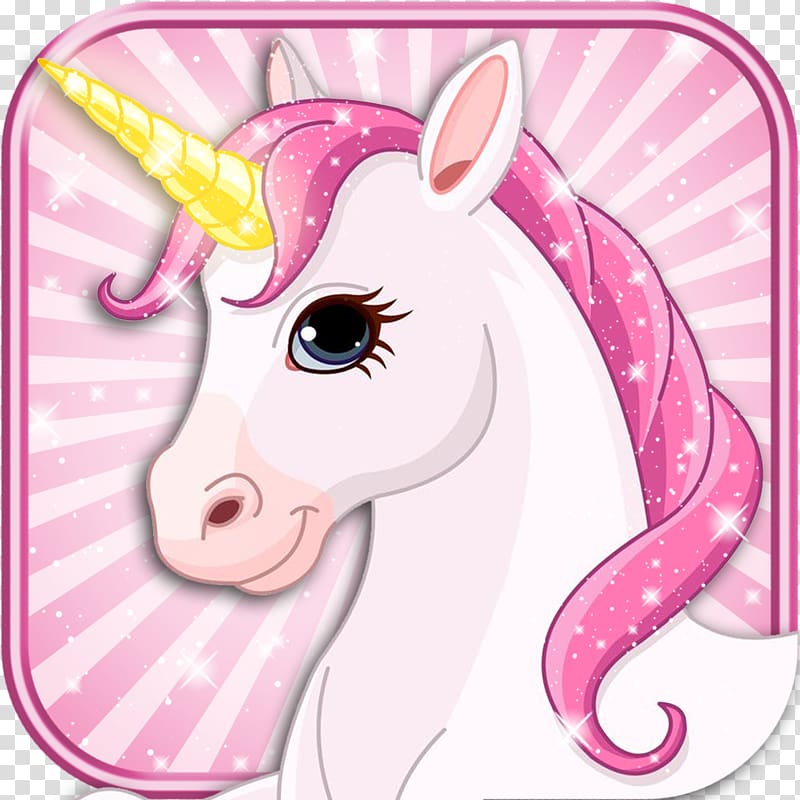 White and pink unicorn illustration, The Princess and the.