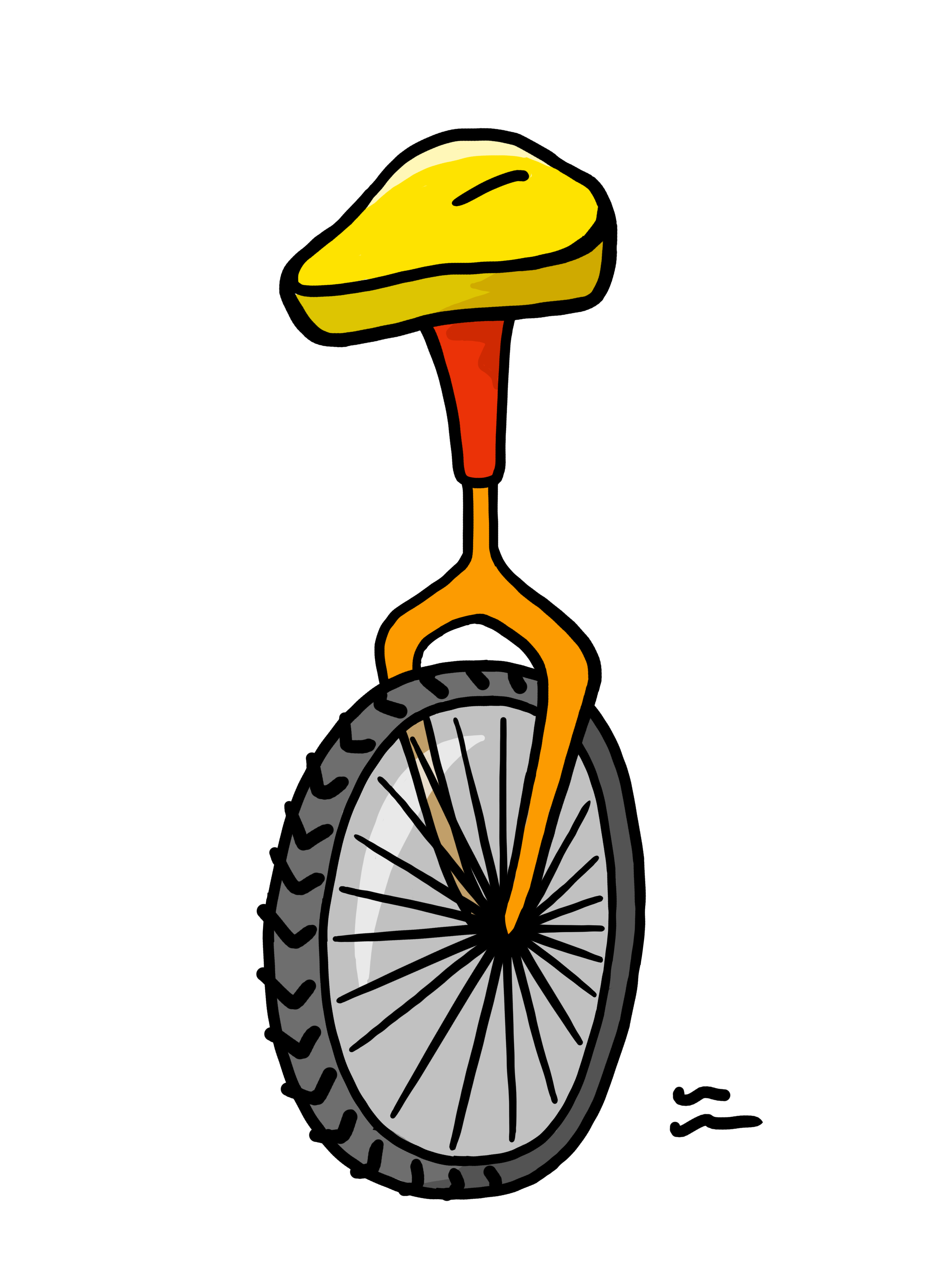 Unicycle Clipart.