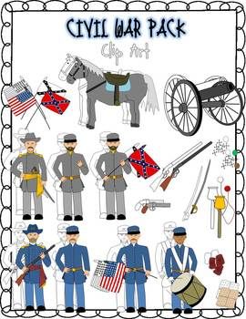Civil War Clip Art.