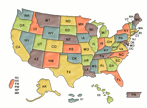 United States Map Clip Art & United States Map Clip Art Clip Art.