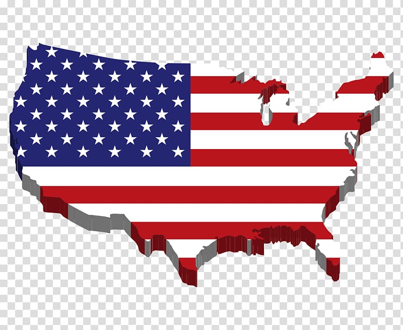 Flag of the United States Map , United States map.