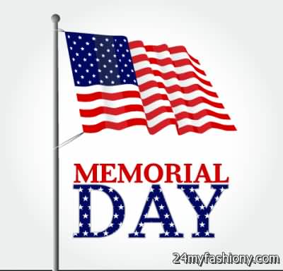 Memorial Day United States Of America Flag Clipart.