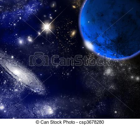 Stock Illustration of universe.