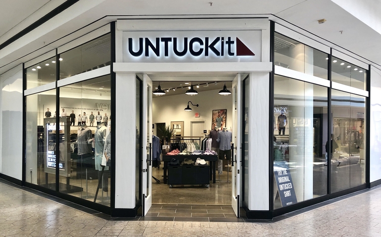 UNTUCKit debuts Monday at Westfarms Mall.