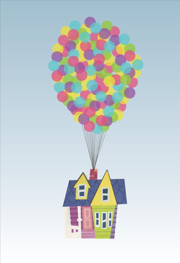Balloons clipart house, Balloons house Transparent FREE for.