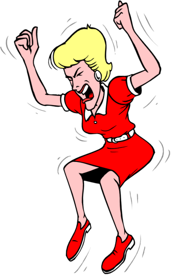 Angry Woman Clipart.