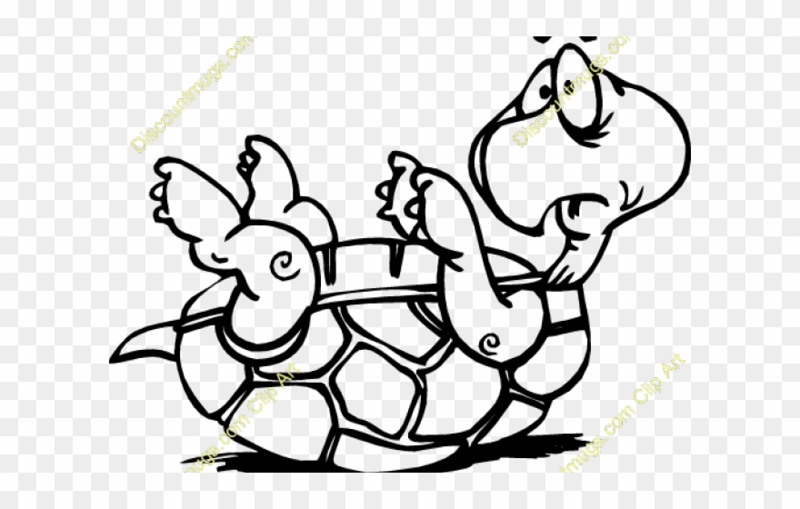 Upside Down Turtle Drawing Clipart (#4160147).