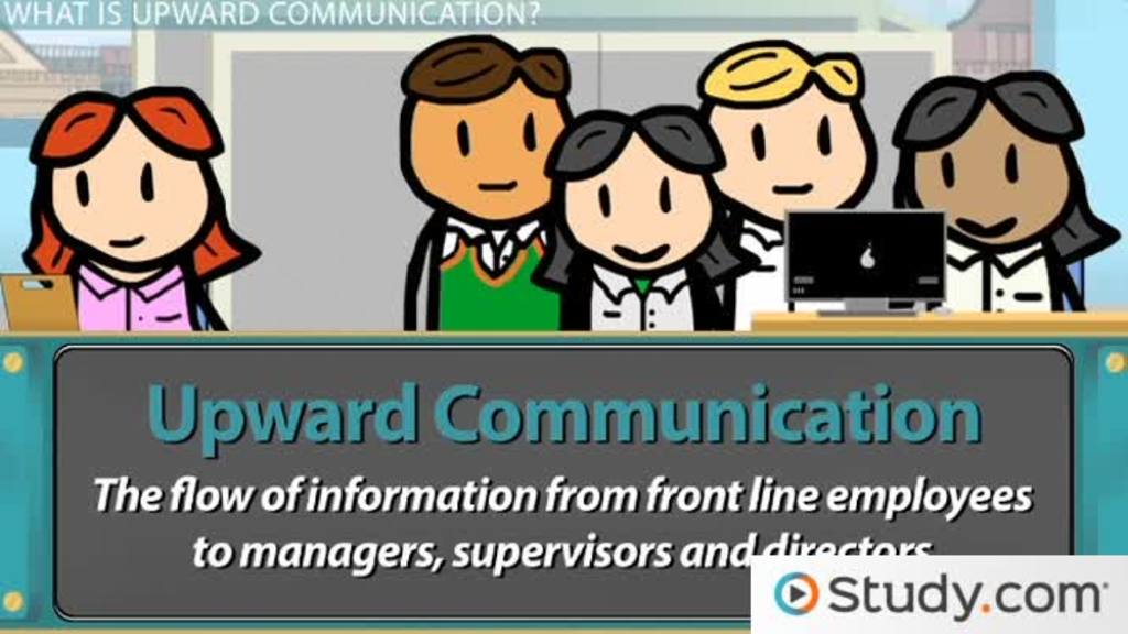 Upward Communication Clipart.