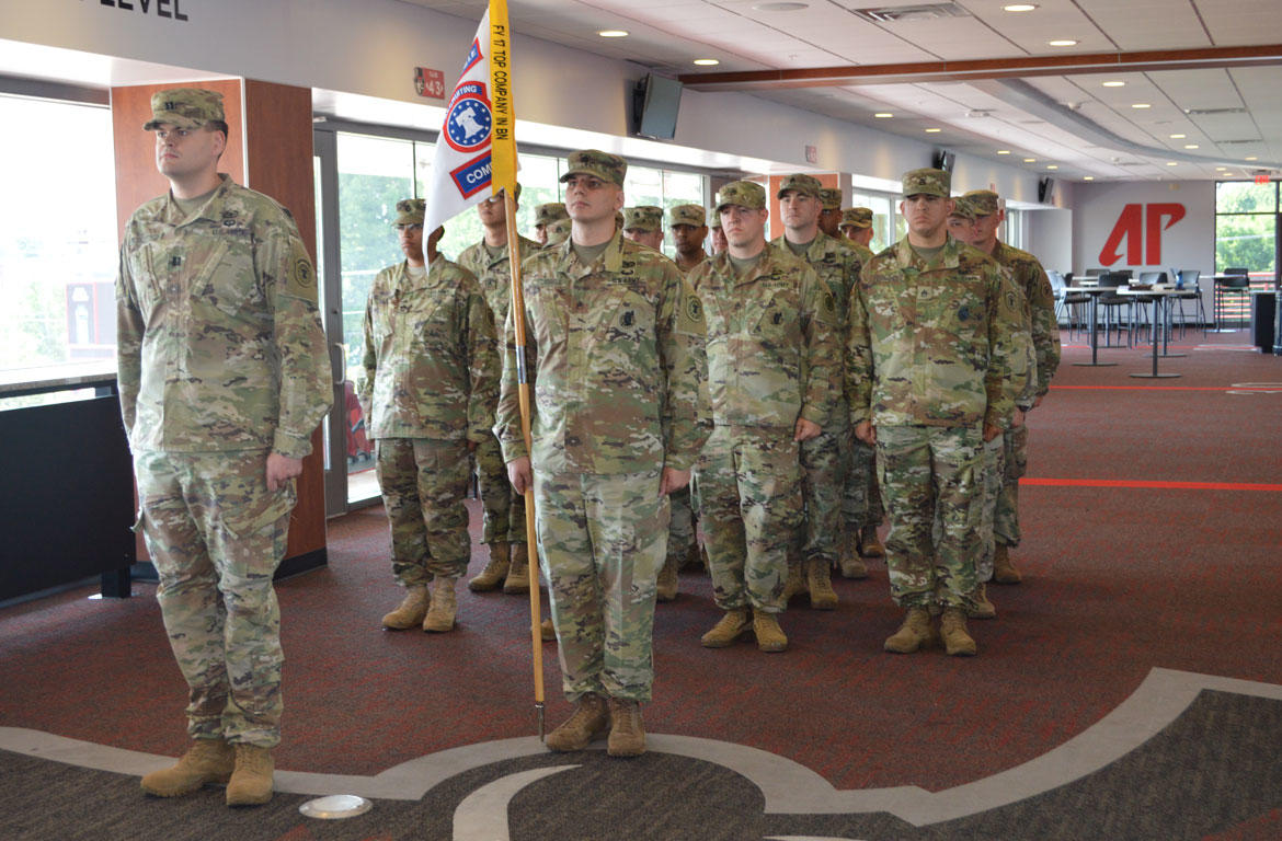 New leadership for U.S. Army Recruiting Clarksville Company.