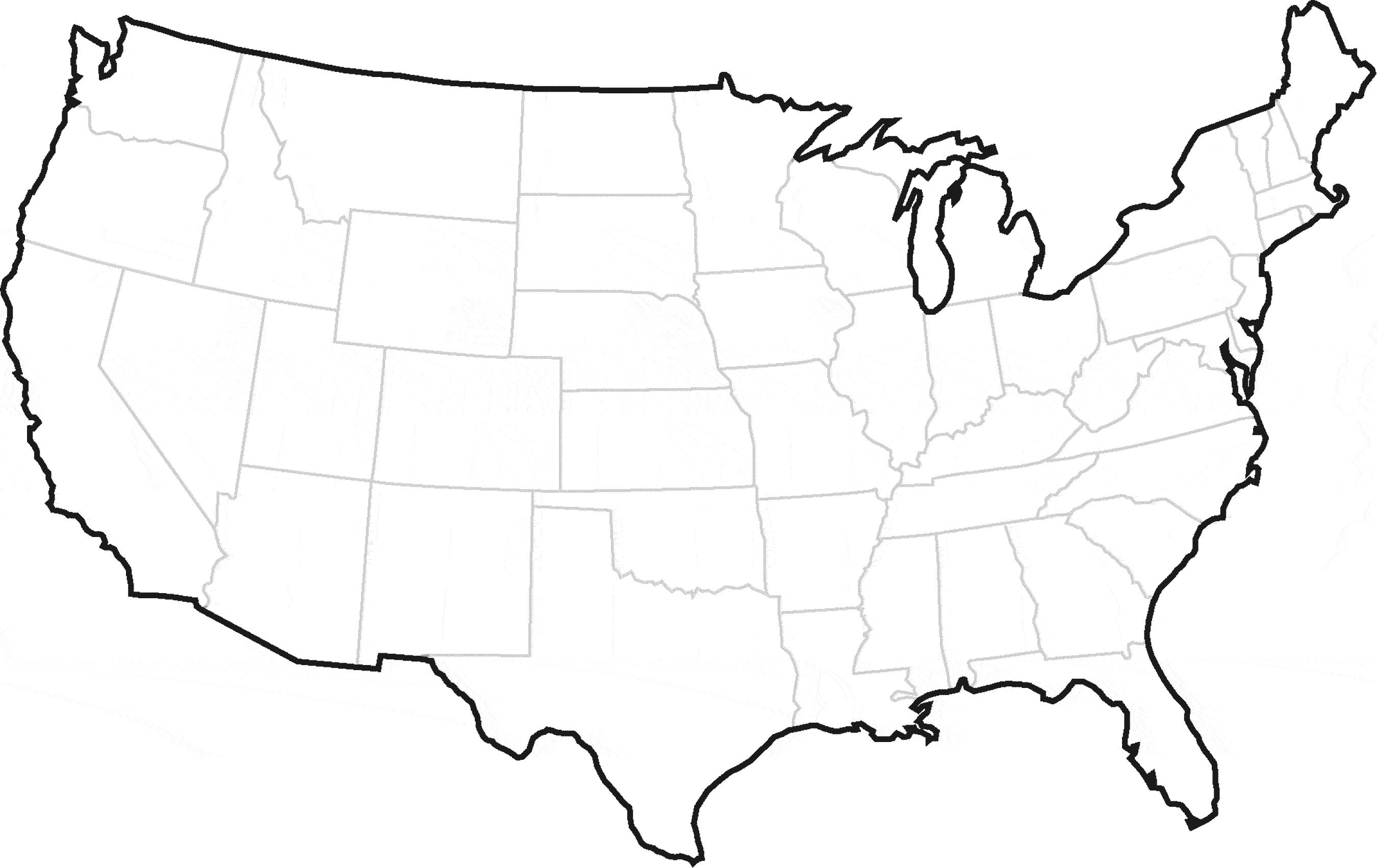 Map Of Usa Clipart usa map vector art free united states.