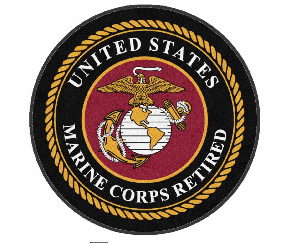 U.S. Marine Corps Retired Rug.