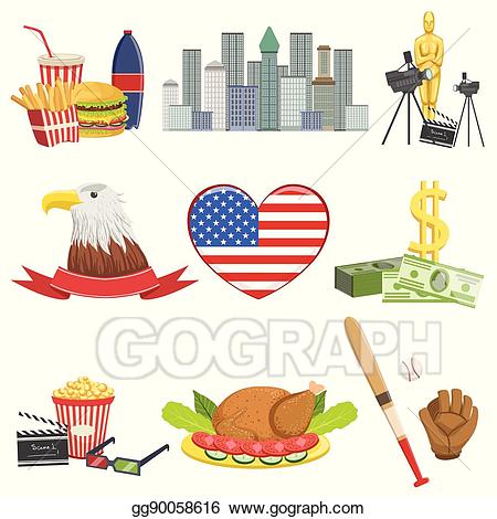 American Symbols Cliparts.