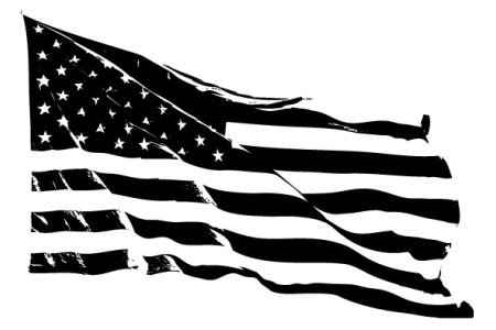 Usa flag clipart black and white 2 » Clipart Station.