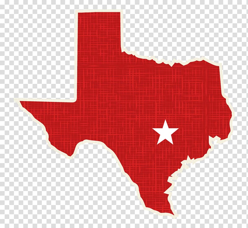 Texas Map Silhouette, solution map transparent background.