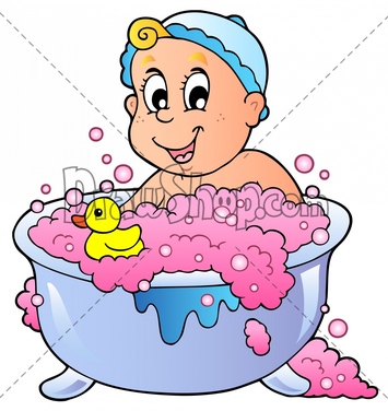 Uses Of Water For Bathing Clipart.