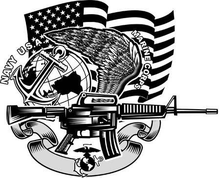 usmc clipart black and white 10 free Cliparts | Download images on