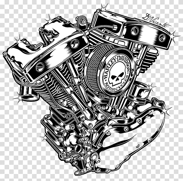 Gray motorcycle engine , Motorcycle engine V.