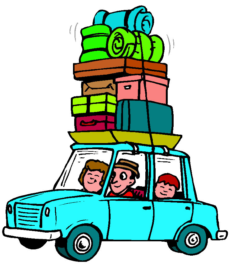 Clip art driving vacation home clipart 2.