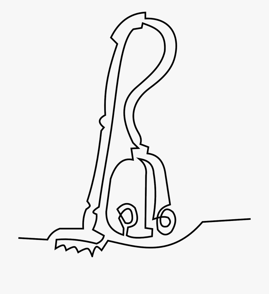 Vacuum Cleaner House Clipart.