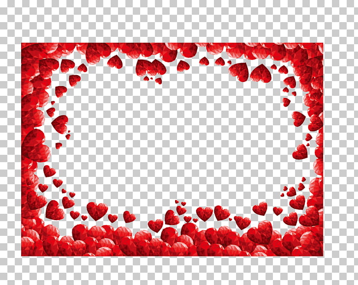Valentines Day Heart , Red hearts border, red heart.