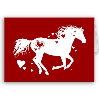 Valentine Horse Clipart.