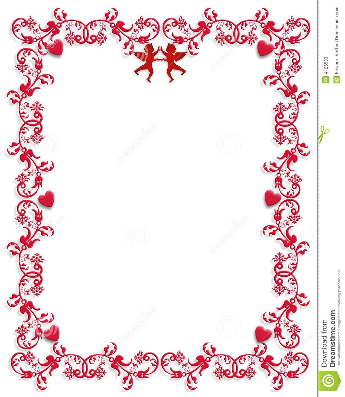 Valentine clipart border » Clipart Station.