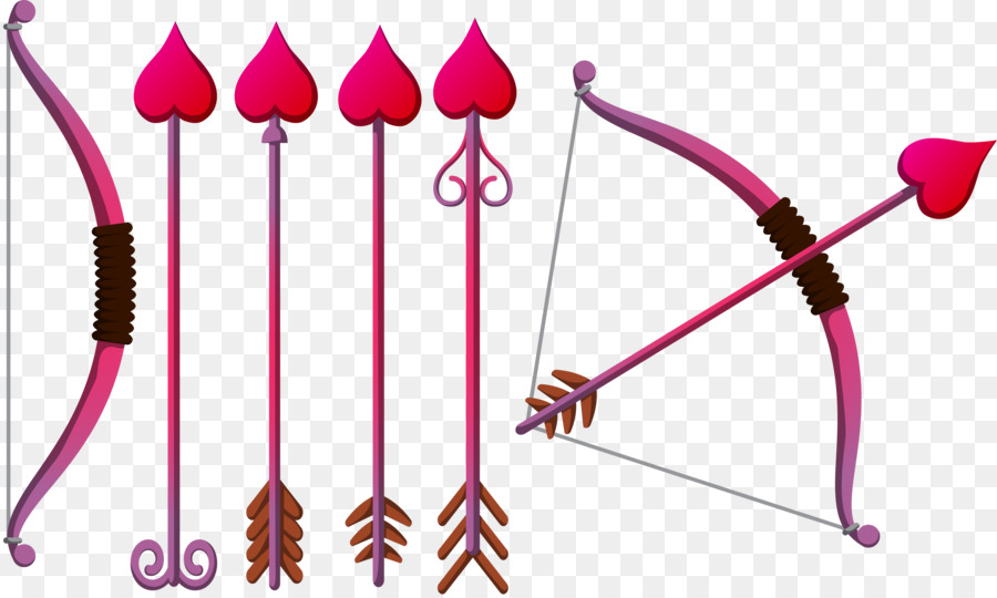 Valentines Day Arrow png download.