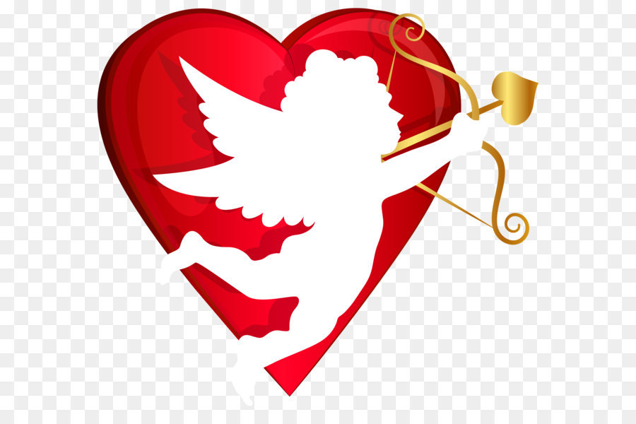 Cupid Heart Valentine\'s Day Clip art.